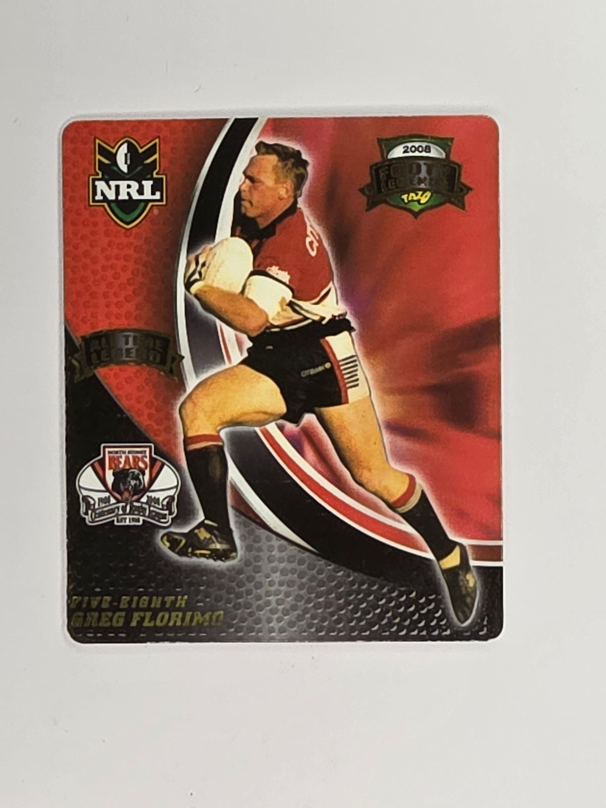 NRL 2008 Footy Legends | #039 Greg Florimo | North Sydney Bears