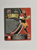NRL 2008 Footy Legends | #039 Greg Florimo | North Sydney Bears