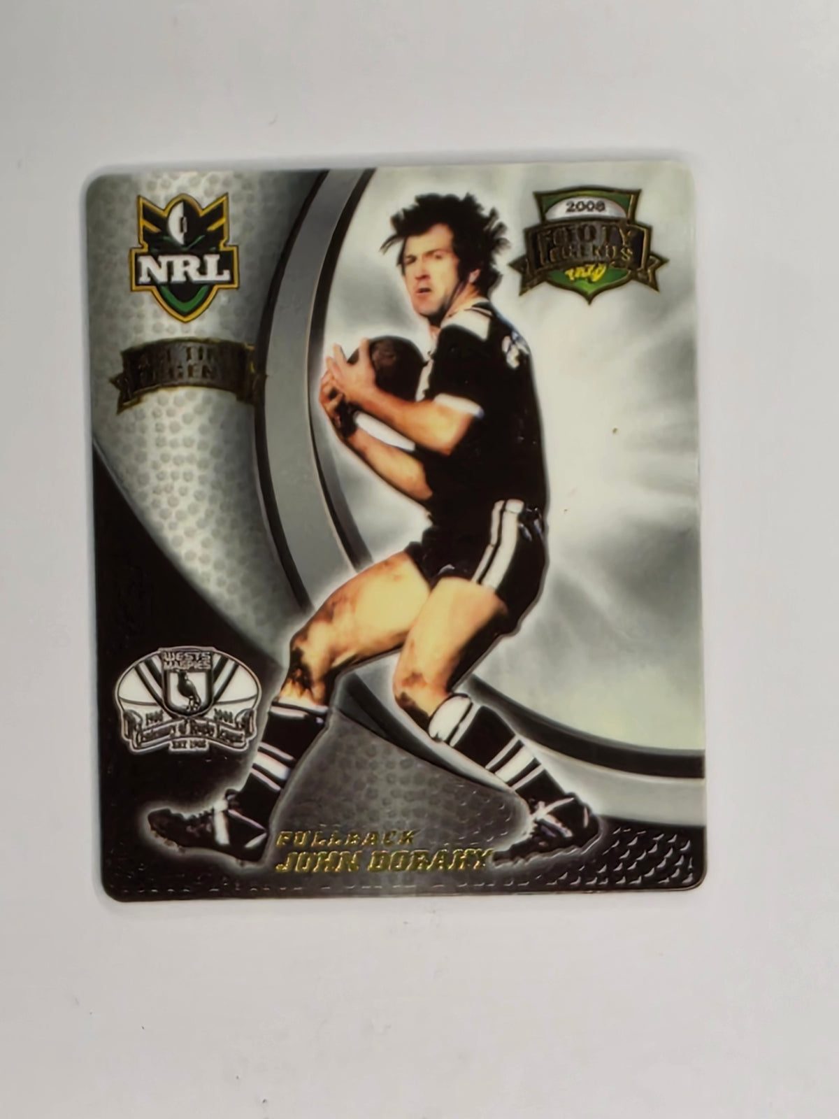 NRL 2008 Footy Legends | #040 John Dorahy | Western Suburbs Magpies