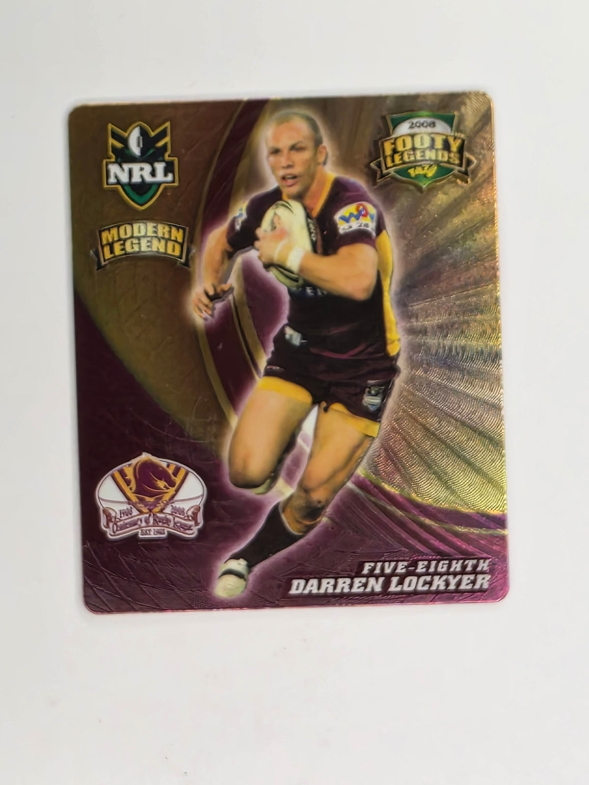 NRL 2008 Footy Legends | #041 Darren Lockyer | Brisbane Broncos