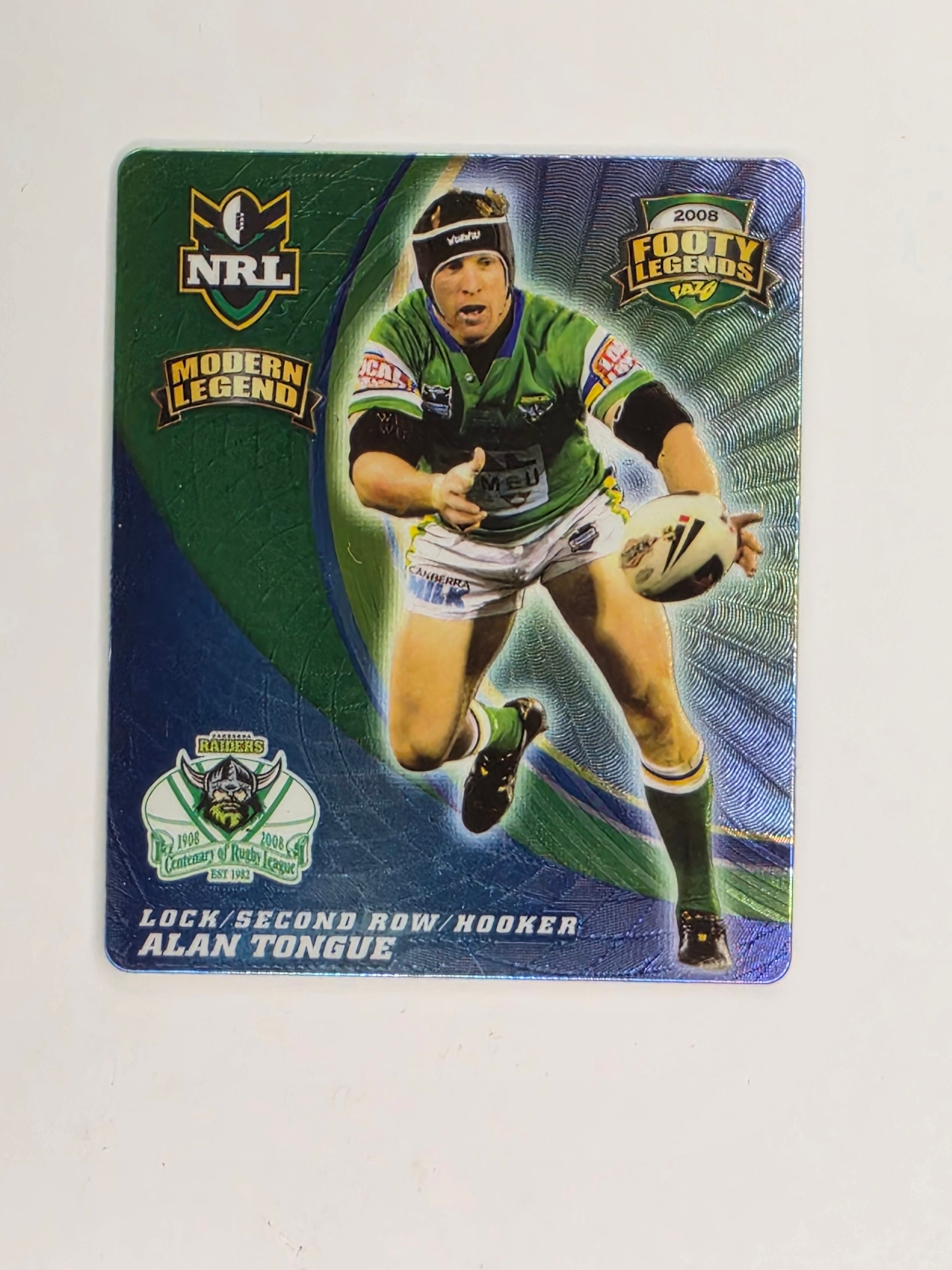 NRL 2008 Footy Legends | #043 Alan Tongue | Canberra Raiders