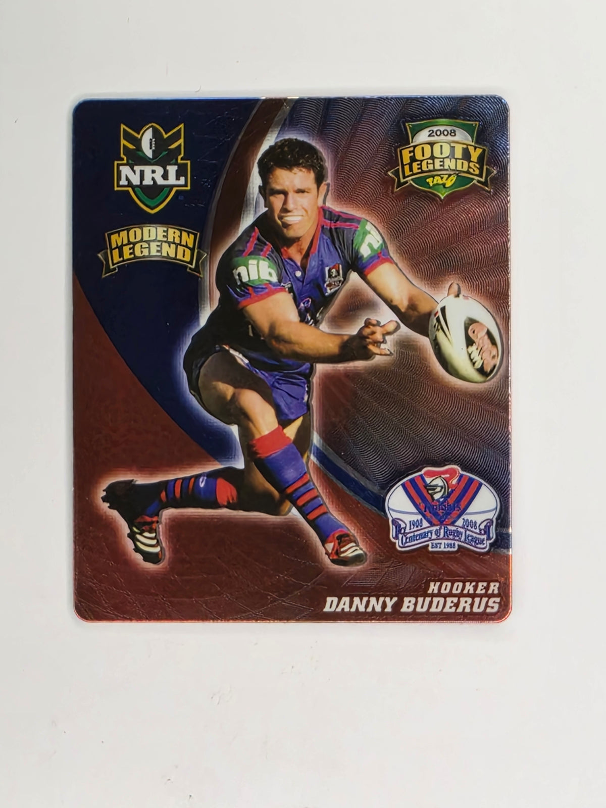 NRL 2008 Footy Legends | #047 Danny Buderus | Newcastle Knights