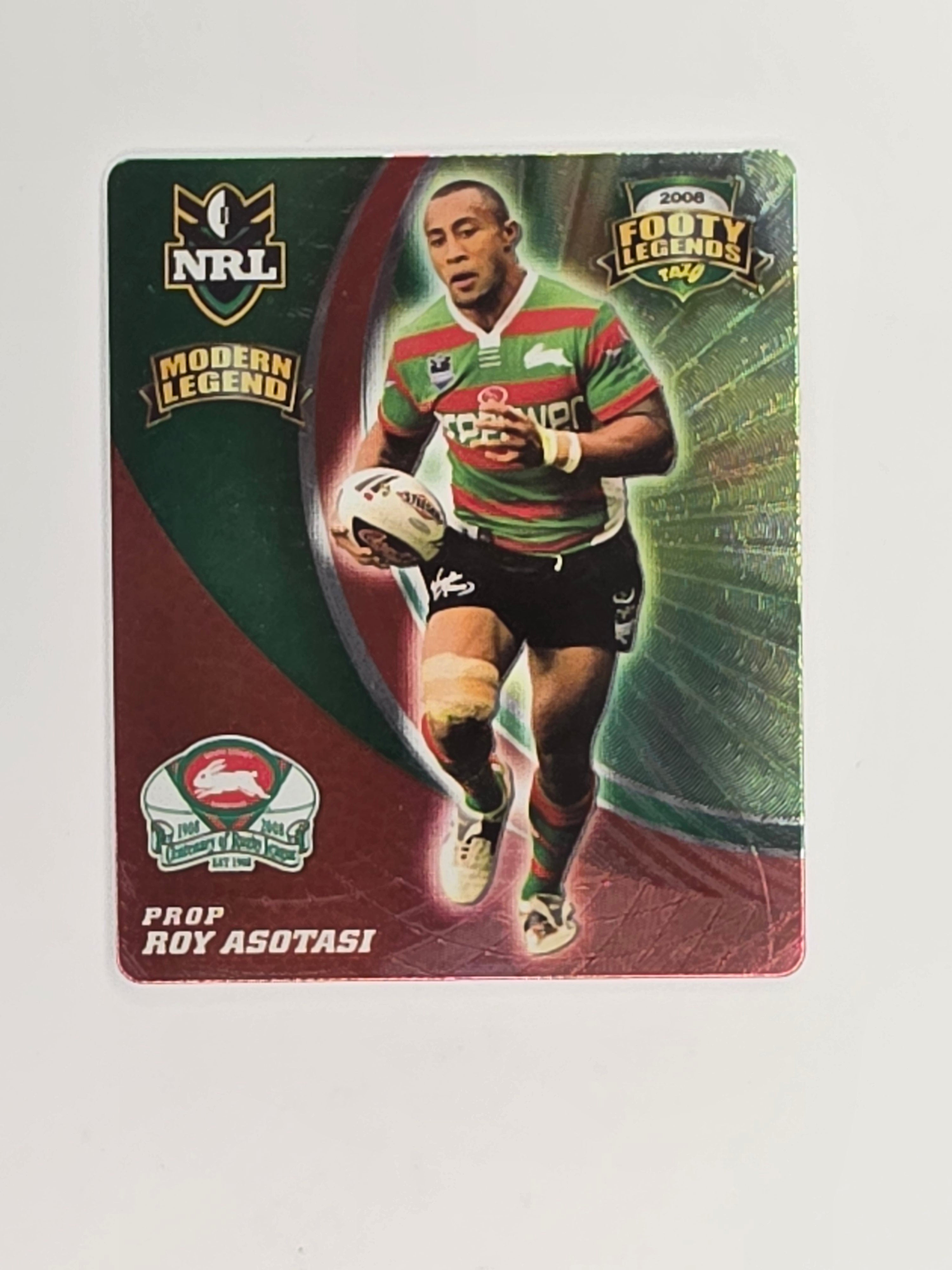 NRL 2008 Footy Legends | #050 Roy Asotasi | South Sydney Rabbitohs