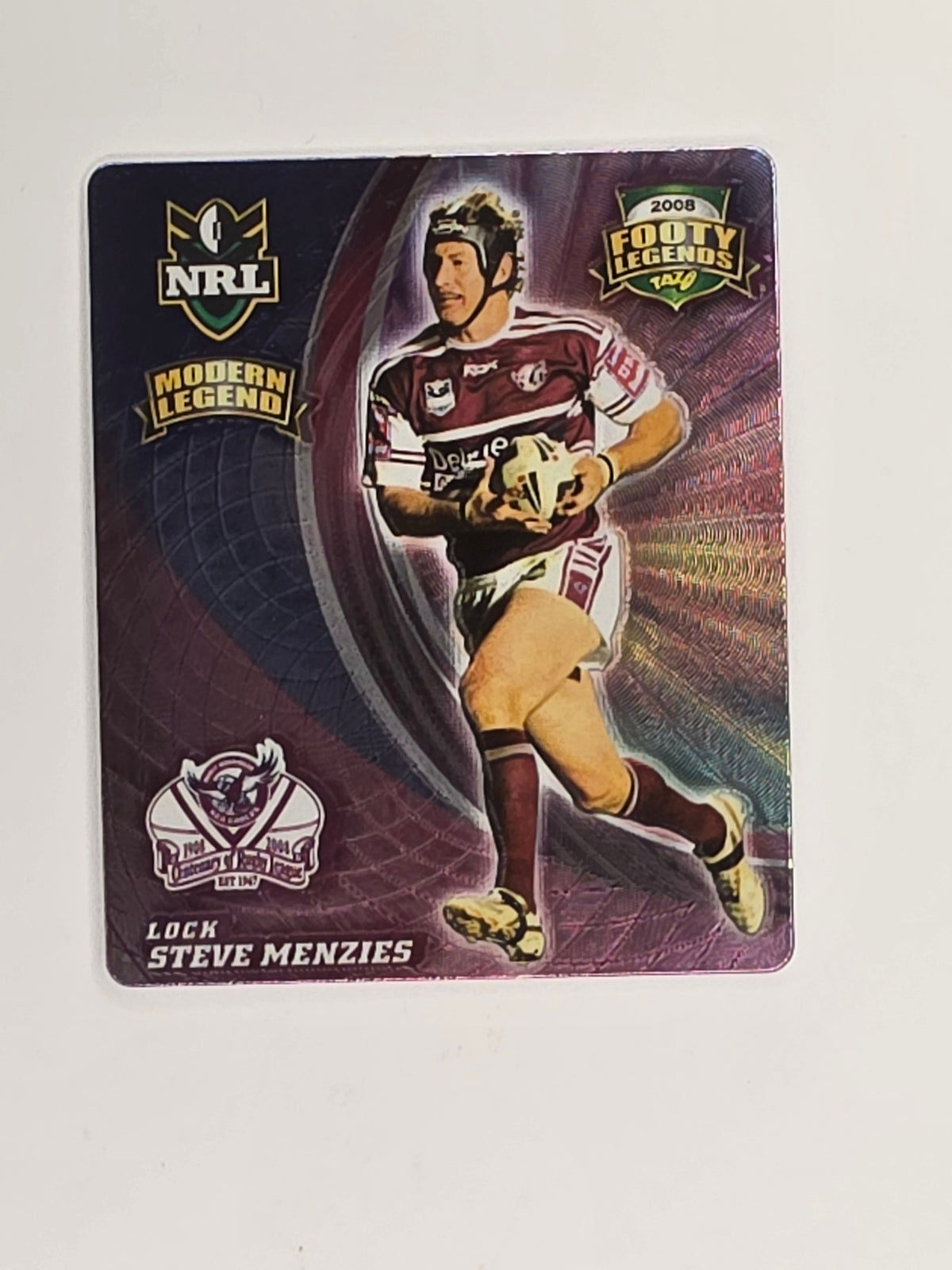 NRL 2008 Footy Legends | #052 Steve Menzies | Manly Warringah Sea Eagles