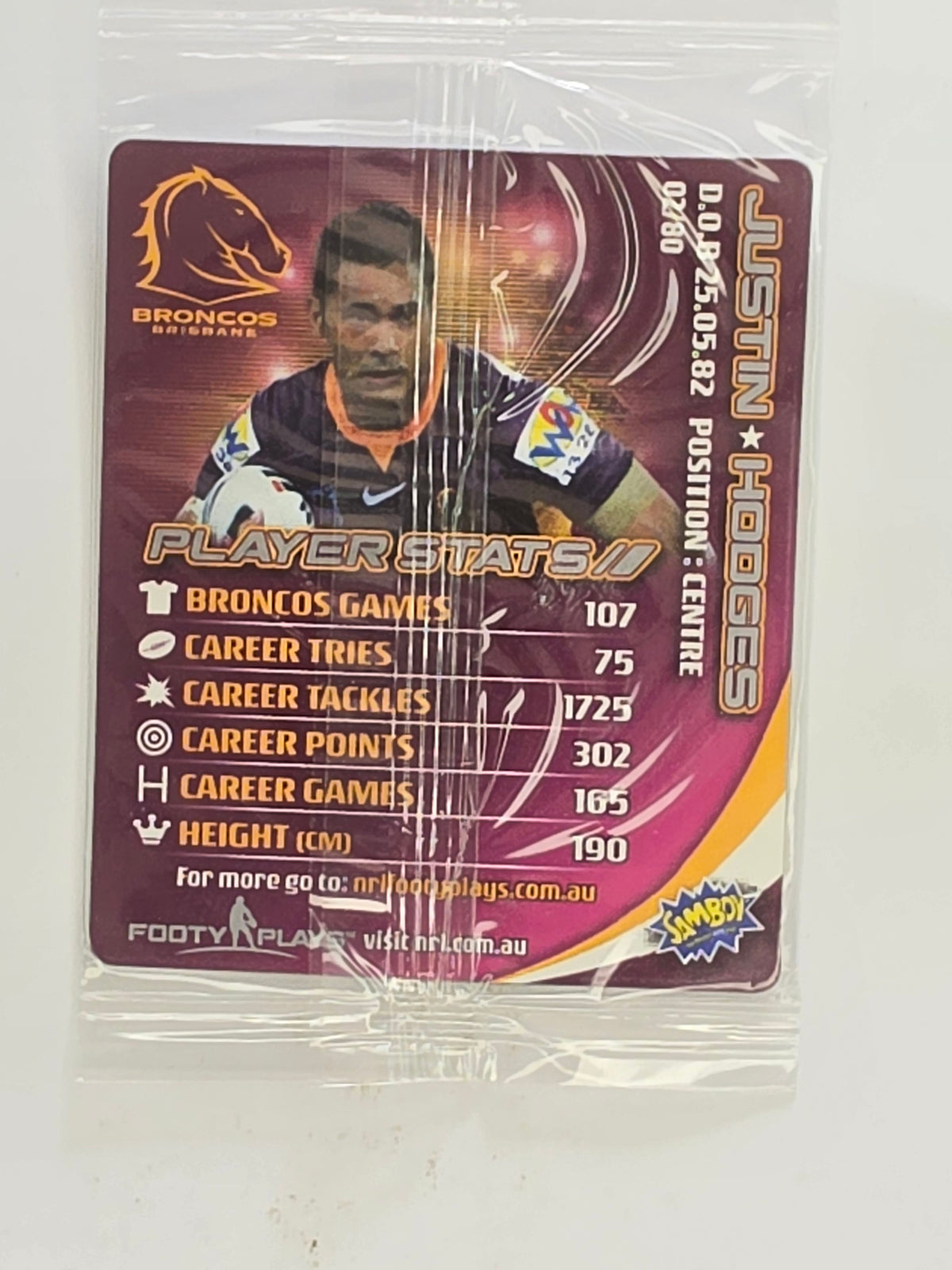 NRL 2010 Footy Plays | #002 Justin Hodges | Brisbane Broncos