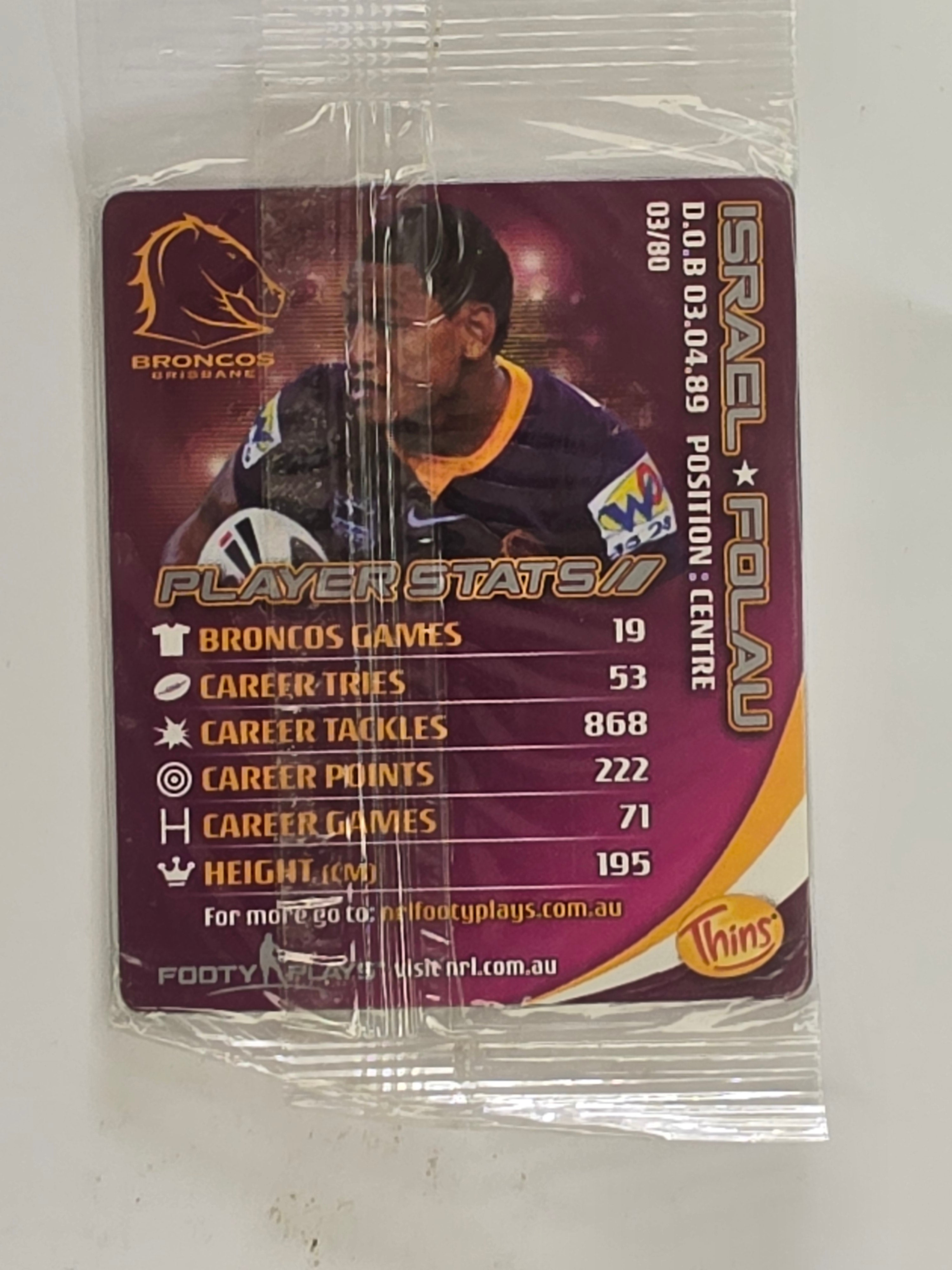 NRL 2010 Footy Plays | #003 Israel Folau | Brisbane Broncos