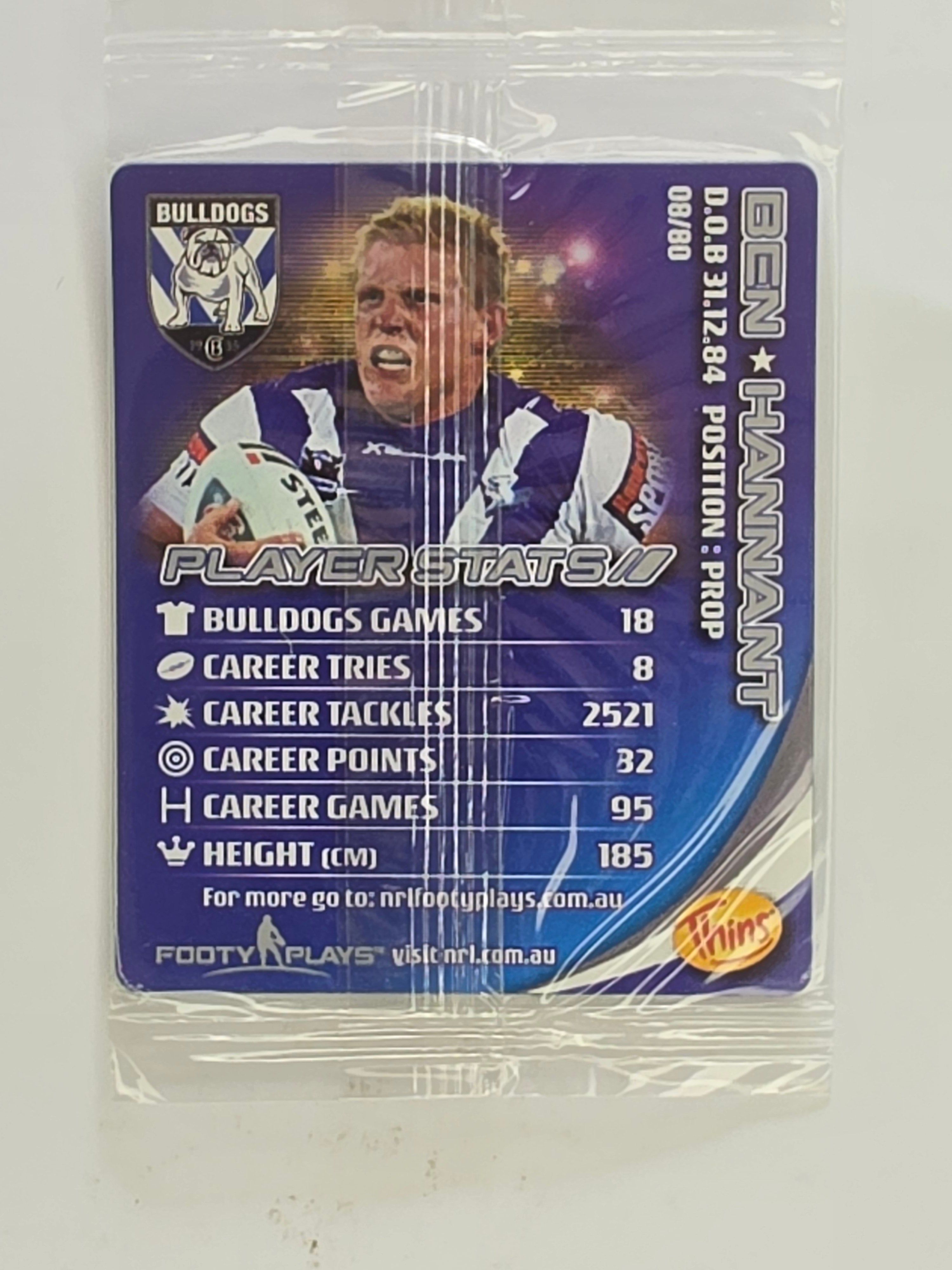 NRL 2010 Footy Plays | #008 Ben Hannant | Canterbury Bankstown Bulldogs