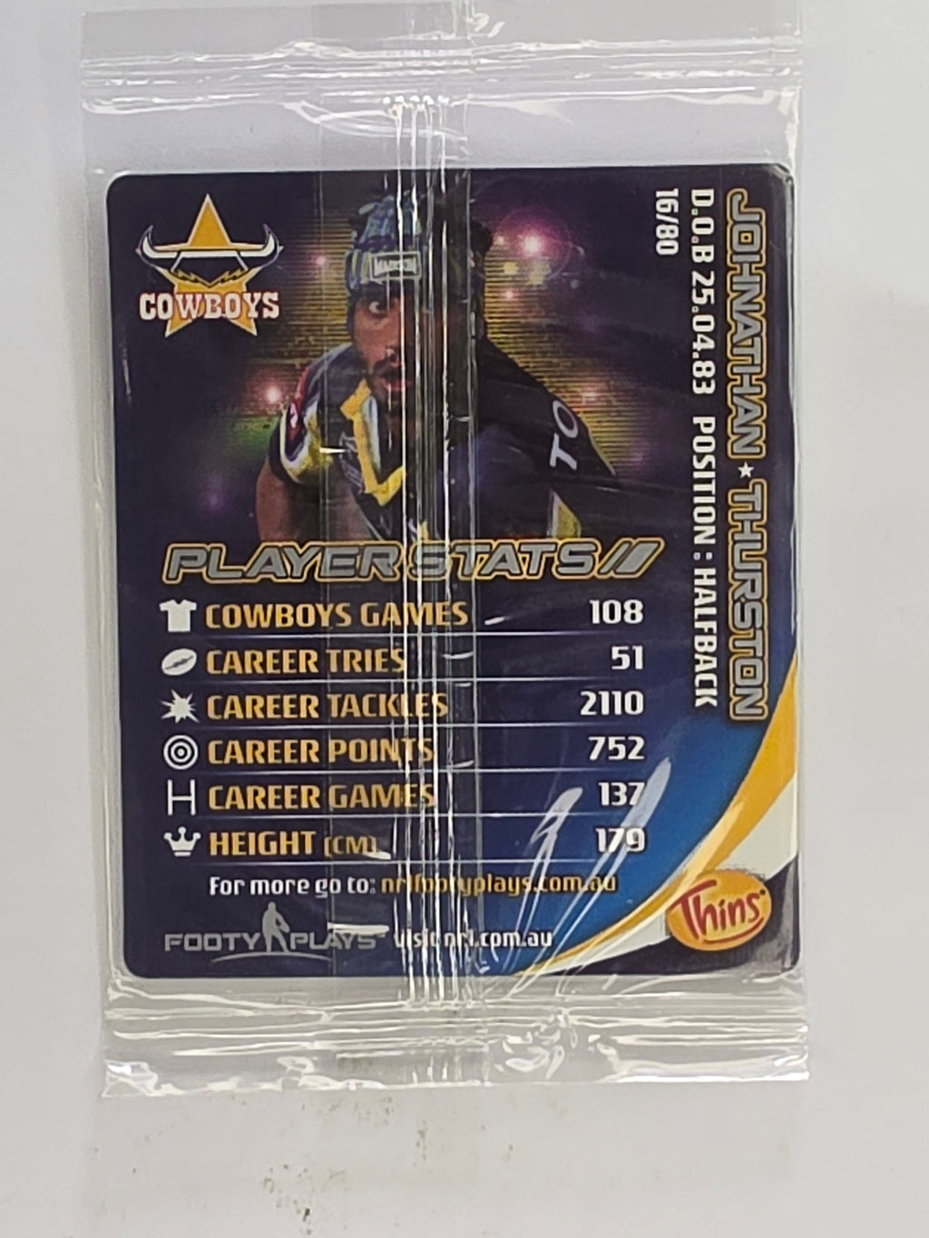 NRL 2010 Footy Plays | #016 Johnathan Thurston | North Queensland Cowboys