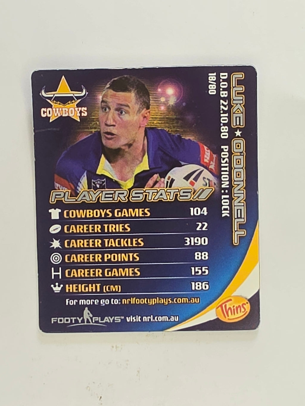 NRL 2010 Footy Plays | #018 Luke O'Donnell | North Queensland Cowboys
