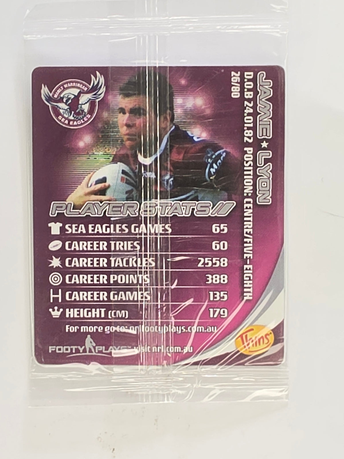 NRL 2010 Footy Plays | #026 Jamie Lyon | Manly Warringah Sea Eagles
