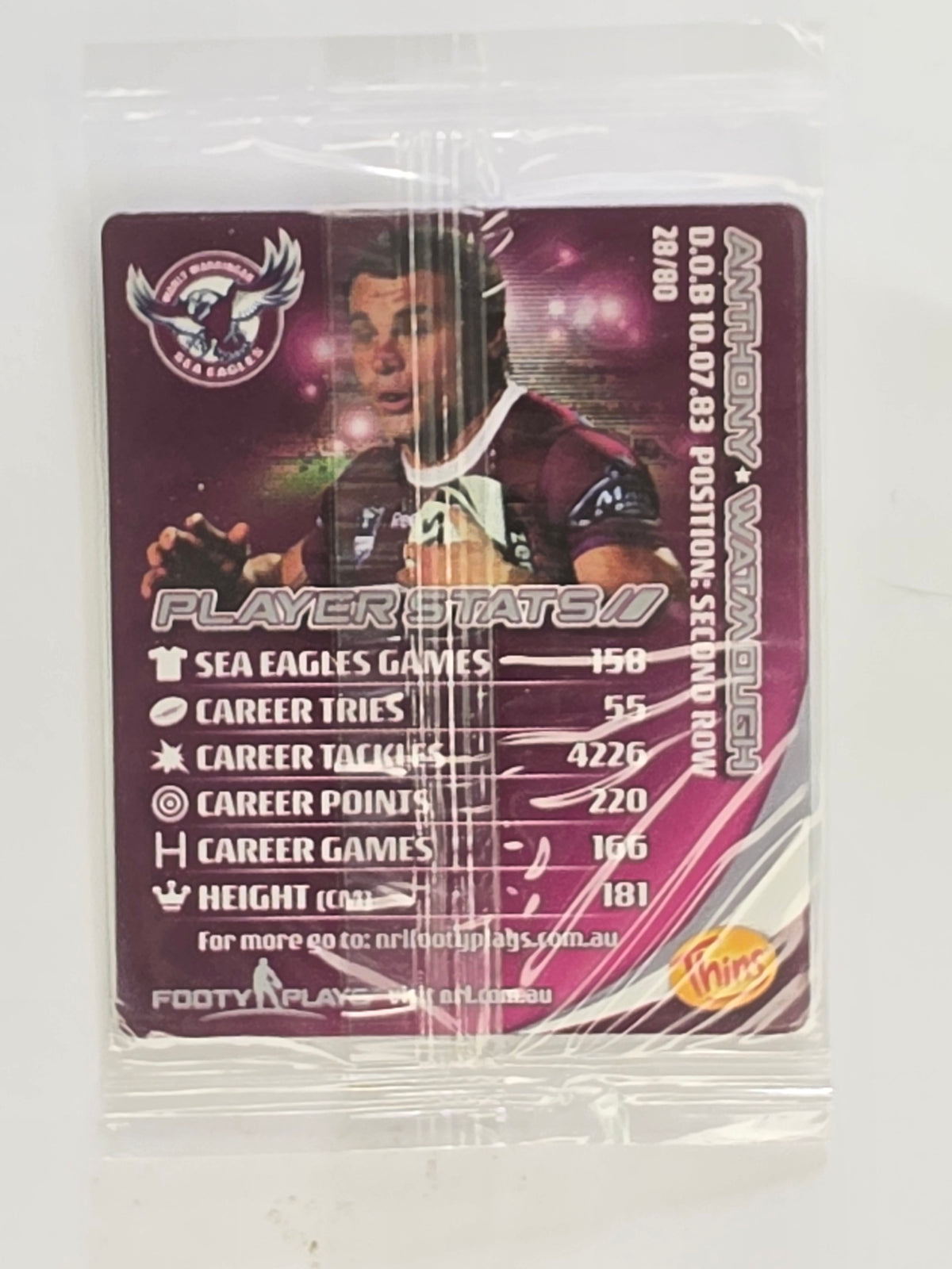 NRL 2010 Footy Plays | #028 Anthony Watmough | Manly Warringah Sea Eagles
