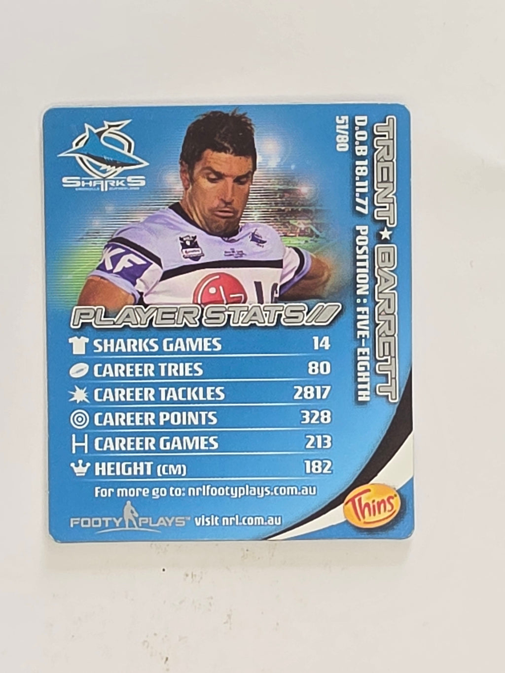NRL 2010 Footy Plays | #051 Trent Barrett | Cronulla Sutherland Sharks