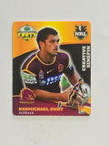 NRL 2007 Footy Tazos Classic Series | #001 Karmichael Hunt | Brisbane Broncos