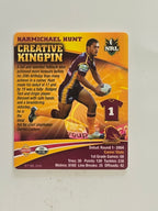 NRL 2007 Footy Tazos Classic Series | #001 Karmichael Hunt | Brisbane Broncos