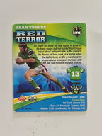 NRL 2007 Footy Tazos Classic Series | #005 Alan Tongue | Canberra Raiders