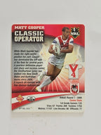 NRL 2007 Footy Tazos Classic Series | #009 Matt Cooper | St George Illawarra Dragons