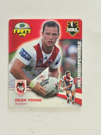 NRL 2007 Footy Tazos Classic Series | #010 Dean Young | St George Illawarra Dragons