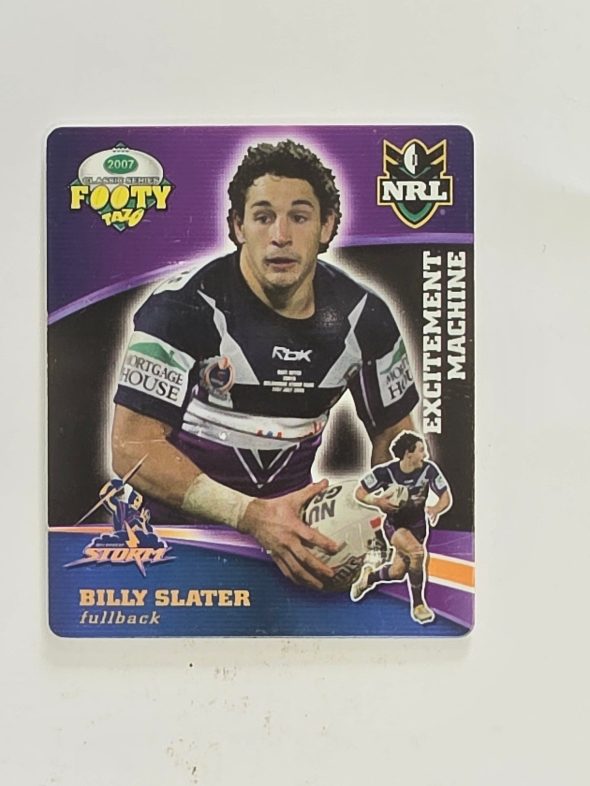 NRL 2007 Footy Tazos Classic Series | #015 Billy Slater | Melbourne Storm