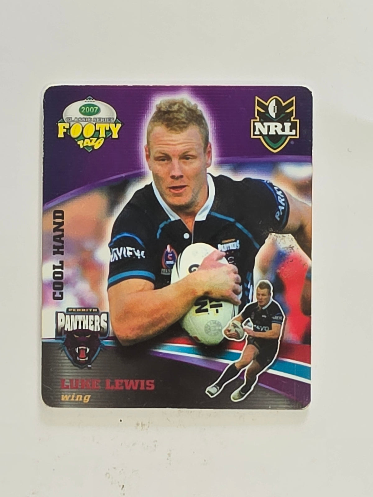 NRL 2007 Footy Tazos Classic Series | #018 Luke Lewis | Penrith Panthers
