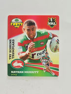 NRL 2007 Footy Tazos Classic Series | #019 Nathan Merritt | South Sydney Rabbitohs