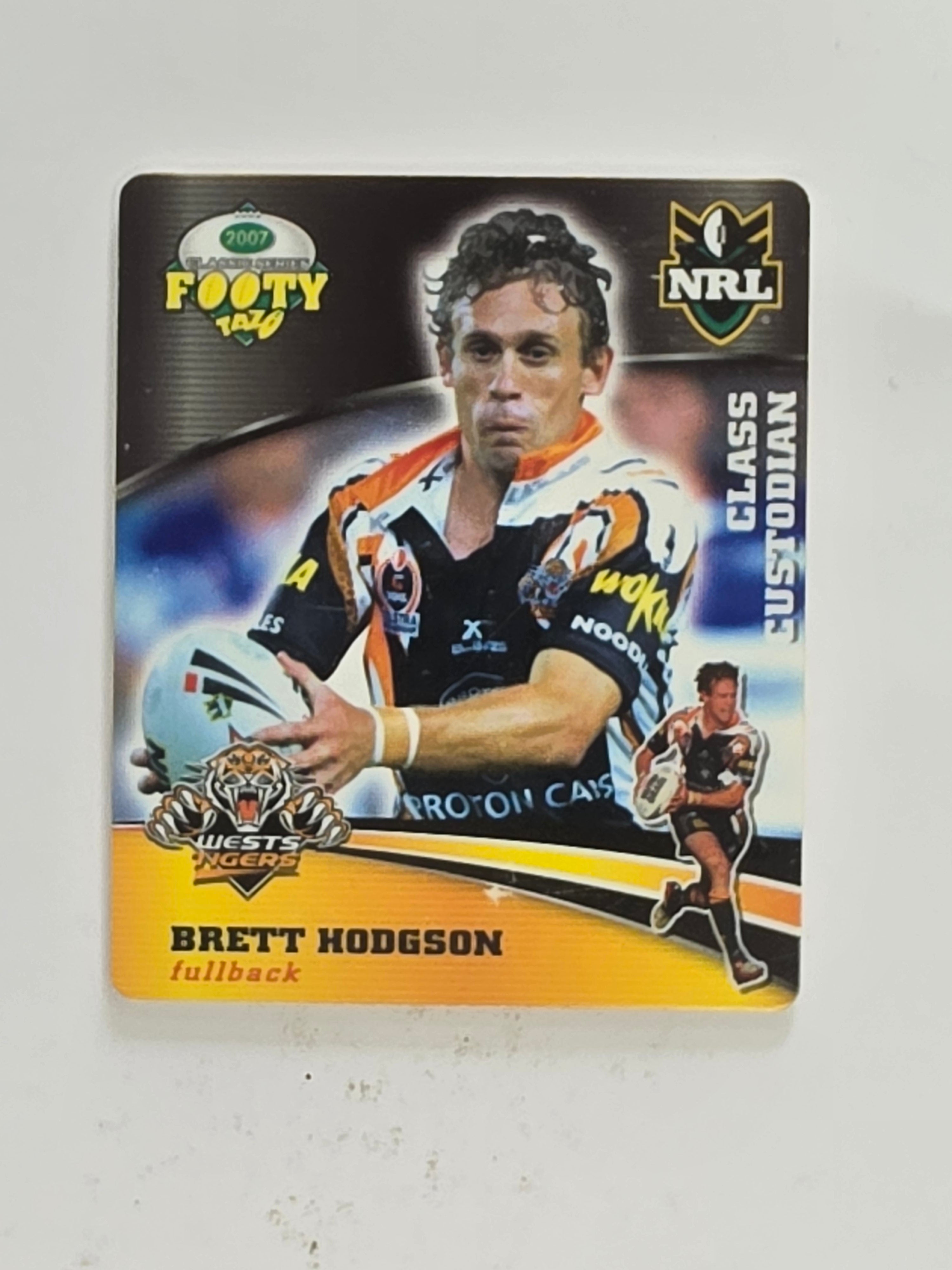 NRL 2007 Footy Tazos Classic Series | #031 Brett Hodgson | Wests Tigers