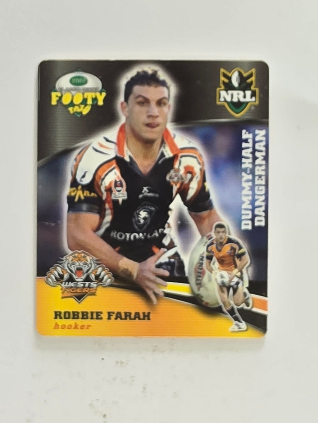 NRL 2007 Footy Tazos Classic Series | #032 Robbie Farah | Wests Tigers