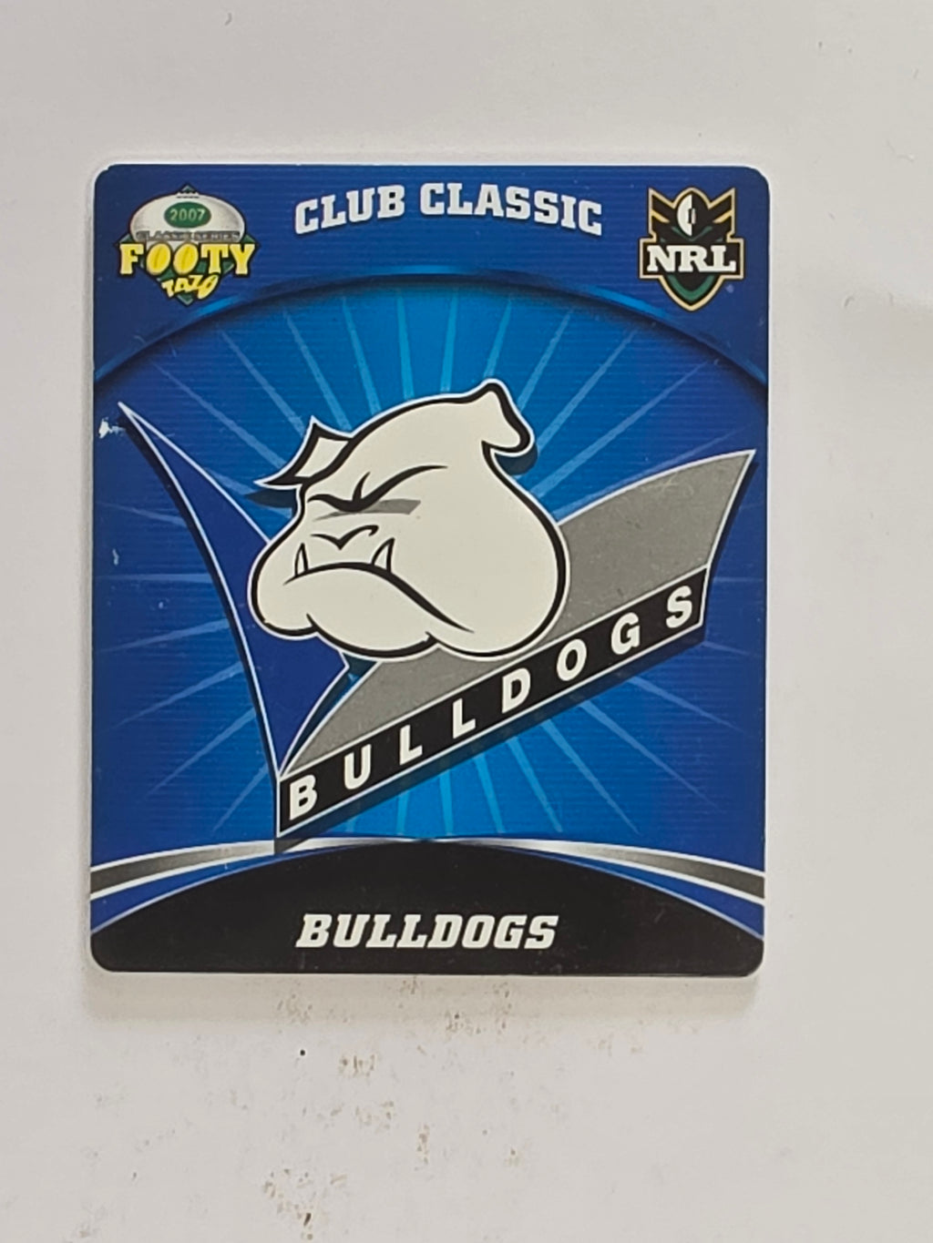NRL 2007 Footy Tazos Classic Series | #034 Canterbury-Bankstown Bulldogs Logo