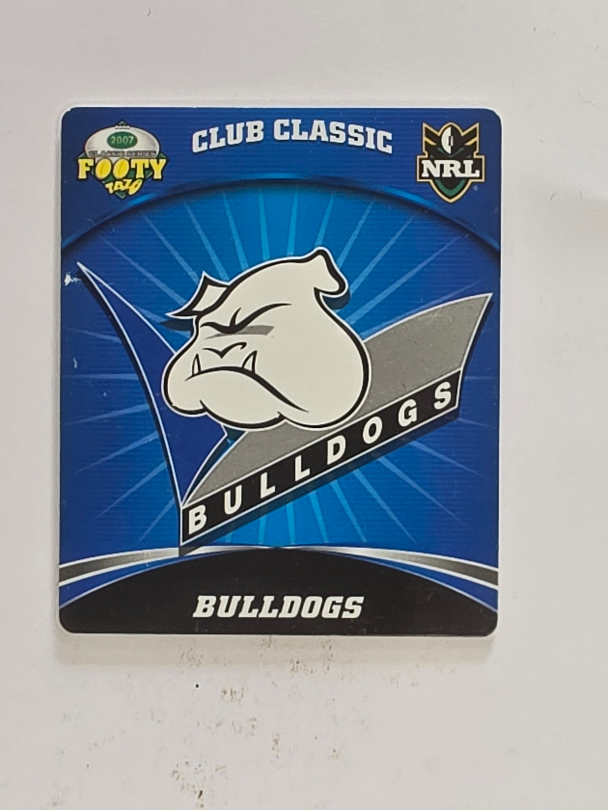 NRL 2007 Footy Tazos Classic Series | #034 Canterbury-Bankstown Bulldogs Logo