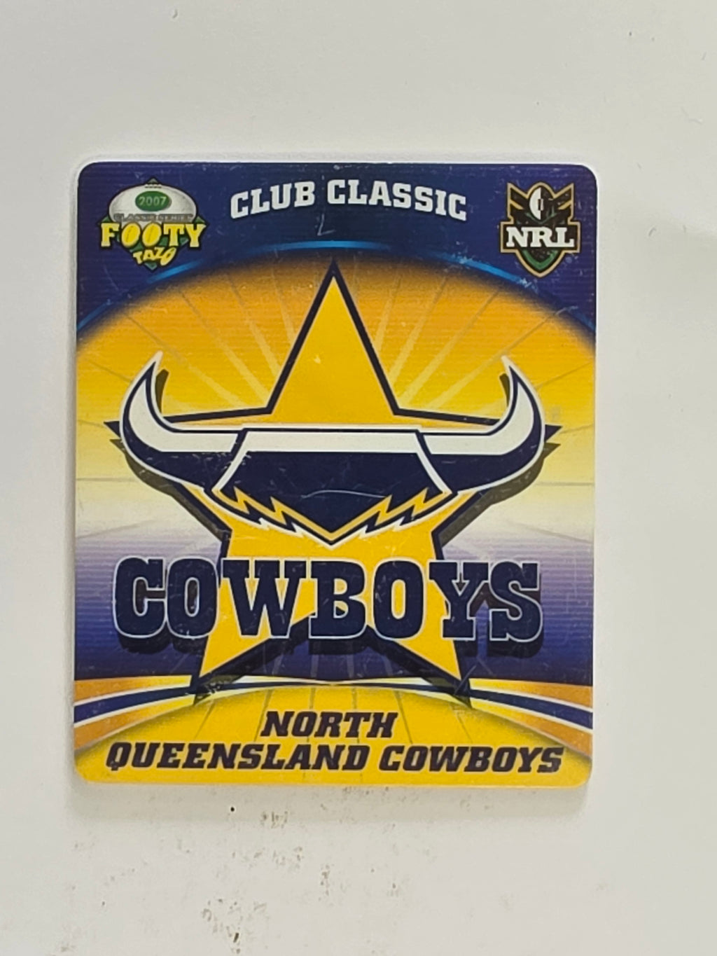 NRL 2007 Footy Tazos Classic Series | #036 North Queensland Cowboys Logo
