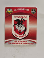 NRL 2007 Footy Tazos Classic Series | #037 St George Illawarra Dragons Logo