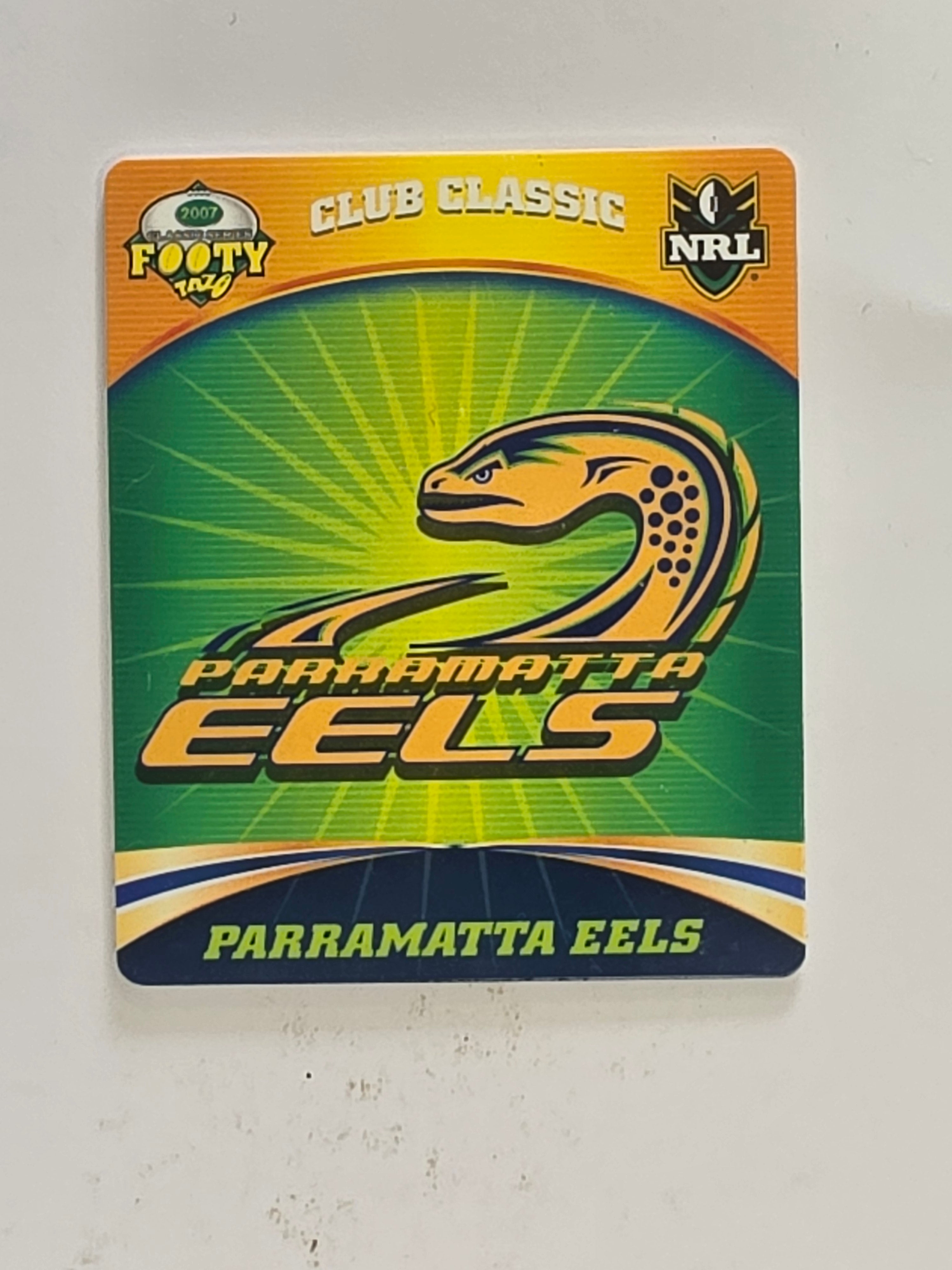 NRL 2007 Footy Tazos Classic Series | #038 Parramatta Eels Logo
