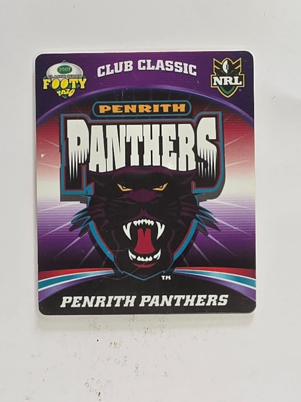 NRL 2007 Footy Tazos Classic Series | #041 Penrith Panthers Logo