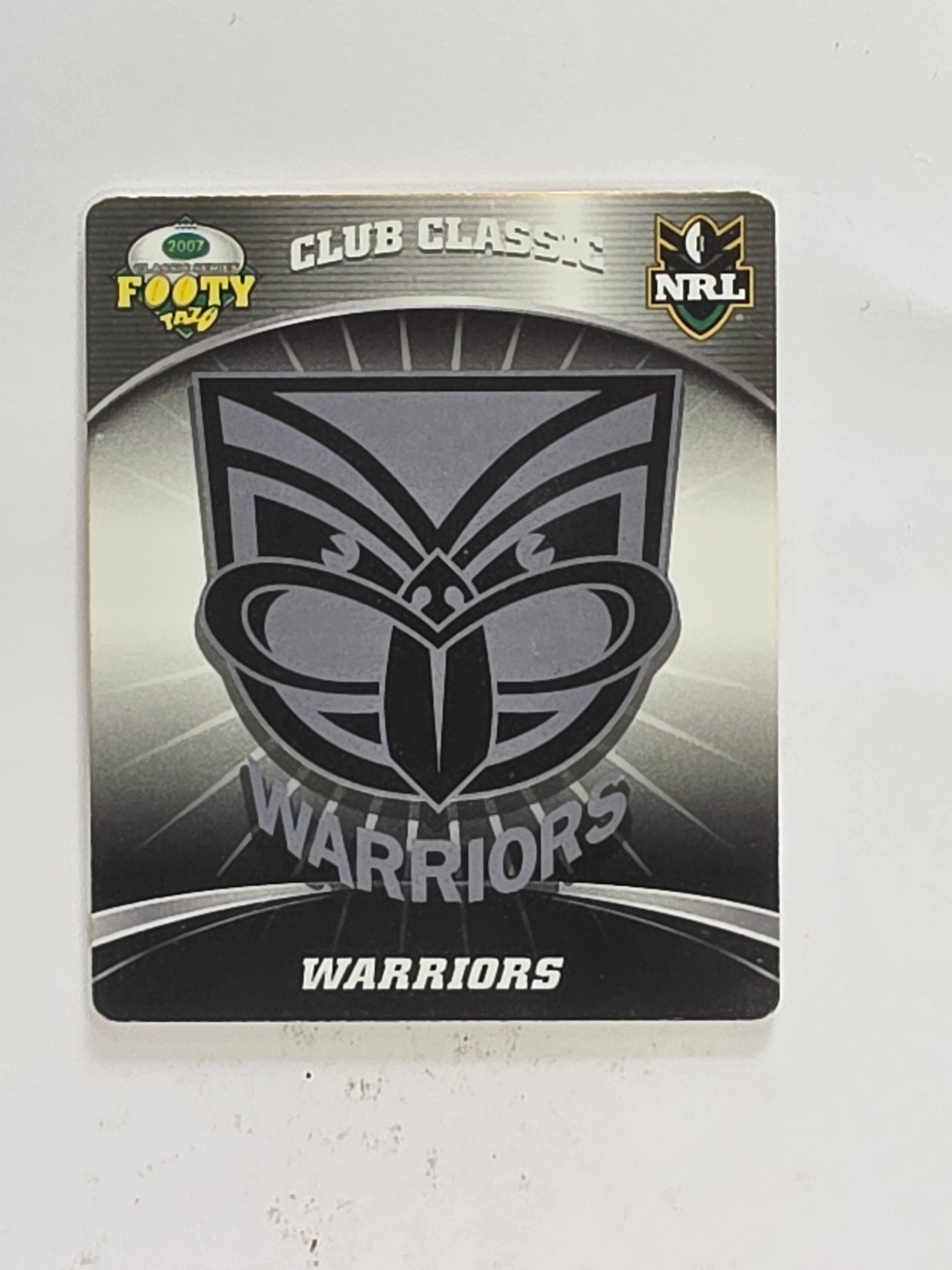 NRL 2007 Footy Tazos Classic Series | #047 New Zealand Warriors Logo