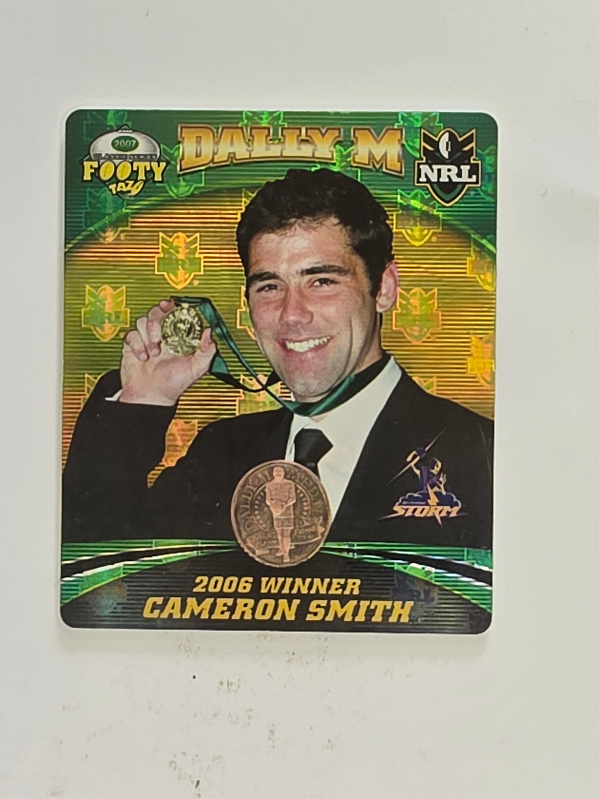 NRL 2007 Footy Tazos Classic Series | #000 2006 Dally M Winner Cameron Smith Melbourne Storm