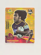NRL 2007 Footy Tazos Gold Series | #003 Sam Thaiday | Brisbane Broncos