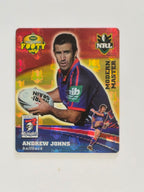 NRL 2007 Footy Tazos Gold Series | #019 Andrew Johns | Newcastle Knights