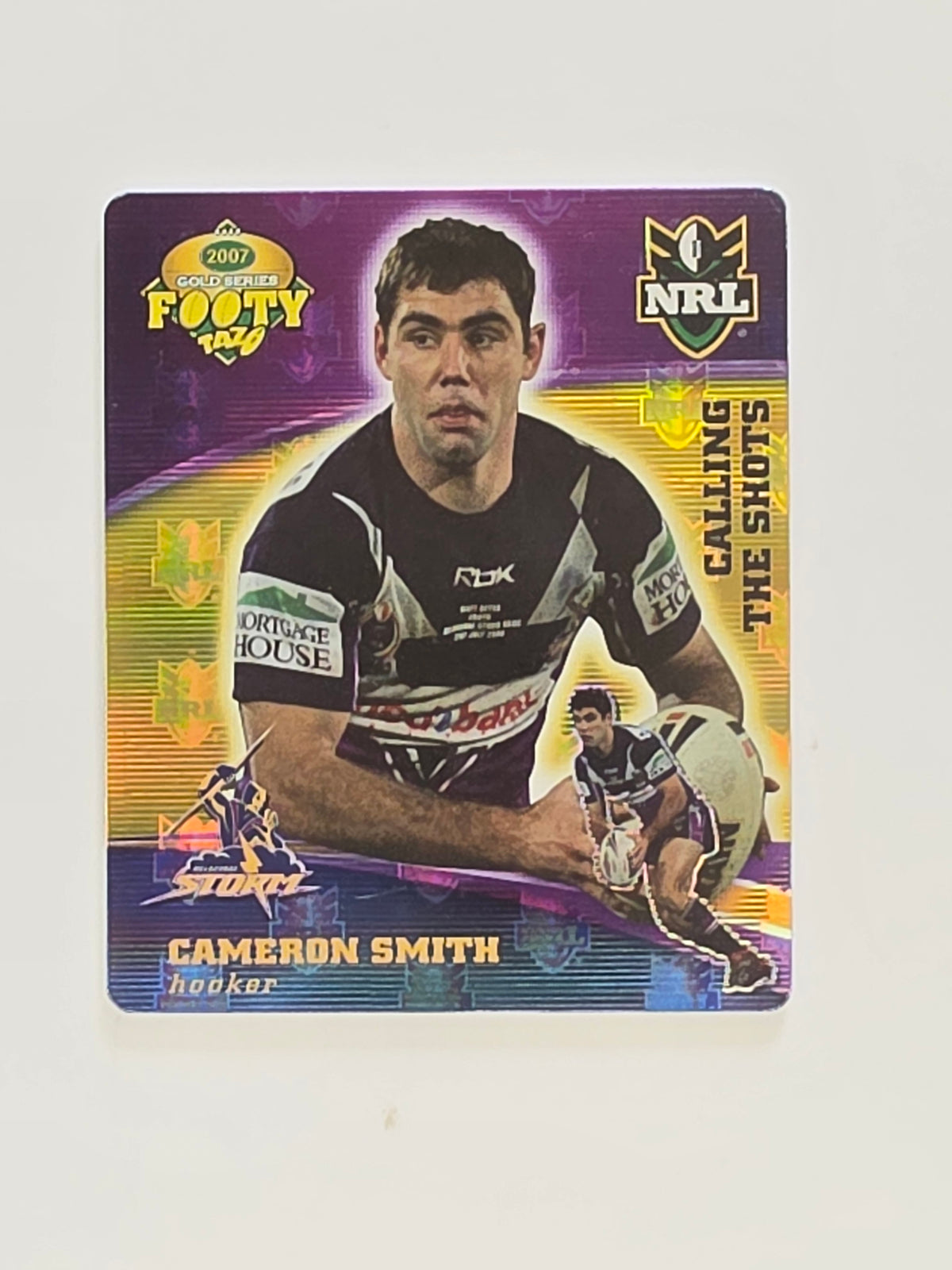 NRL 2007 Footy Tazos Gold Series | #024 Cameron Smith | Melbourne Storm