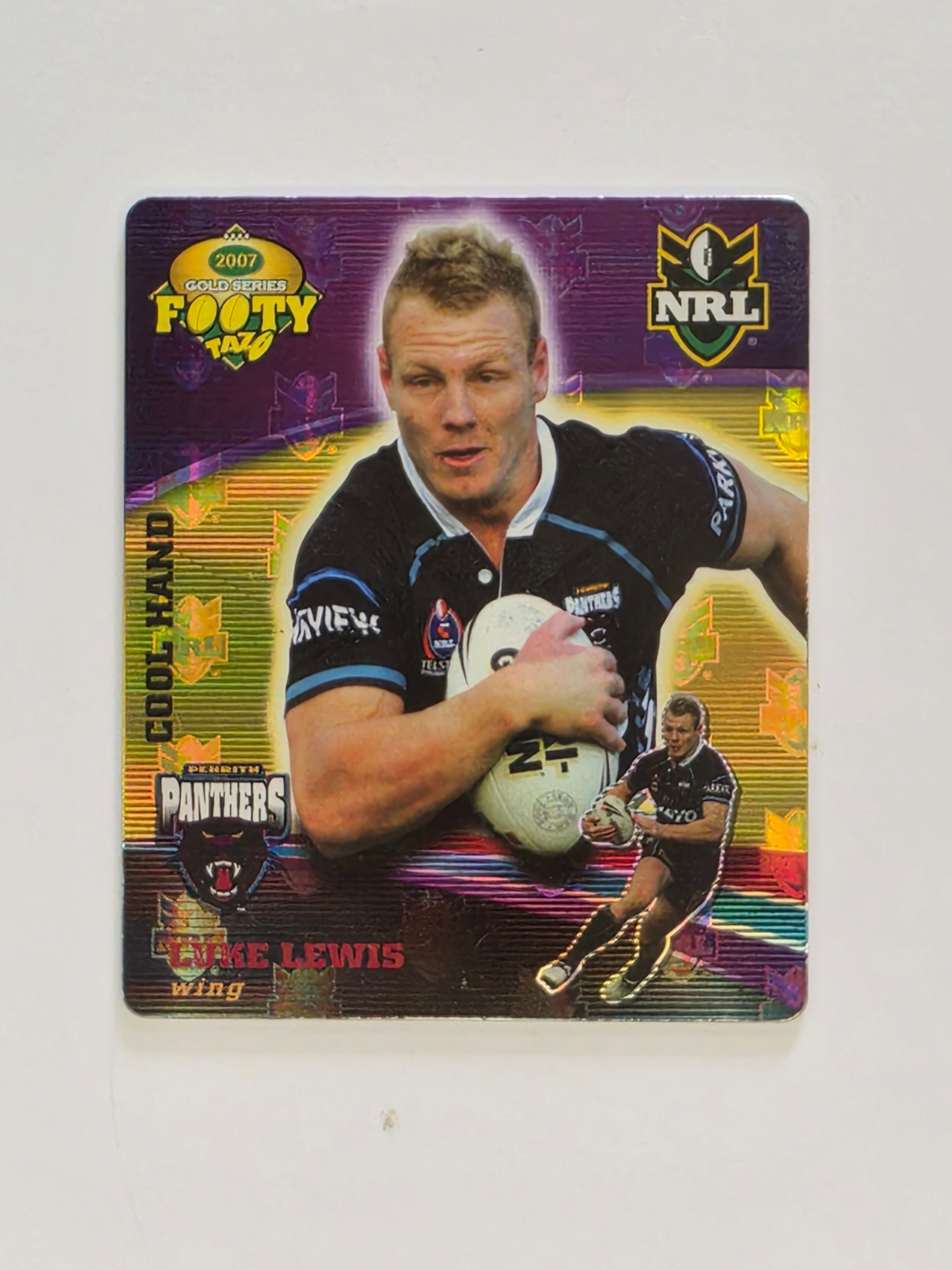 NRL 2007 Footy Tazos Gold Series | #027 Luke Lewis | Penrith Panthers
