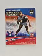 NRL 2007 Footy Tazos Gold Series | #032 Amos Roberts | Sydney Roosters