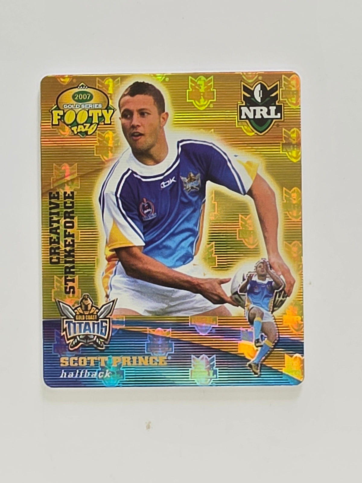 NRL 2007 Footy Tazos Gold Series | #040 Scott Prince | Gold Coast Titans