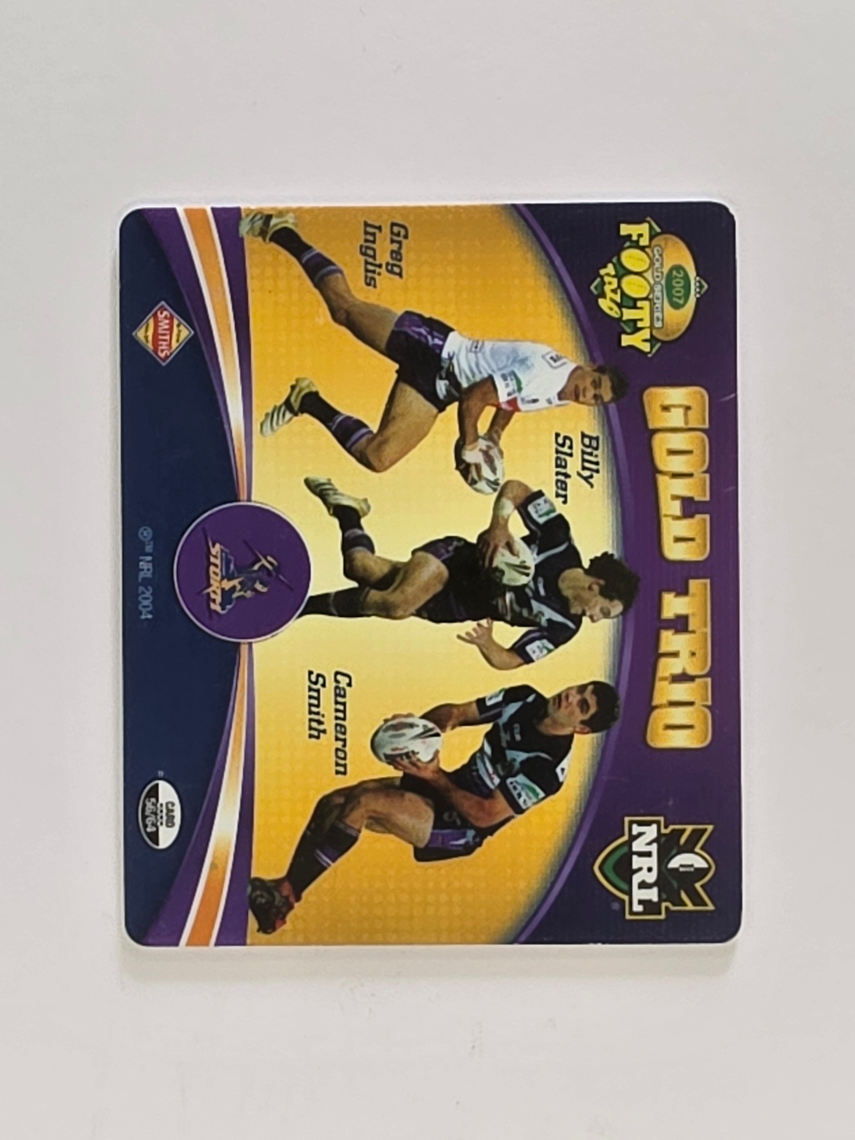 NRL 2007 Footy Tazos Gold Series | #056 Melbourne Storm Trio