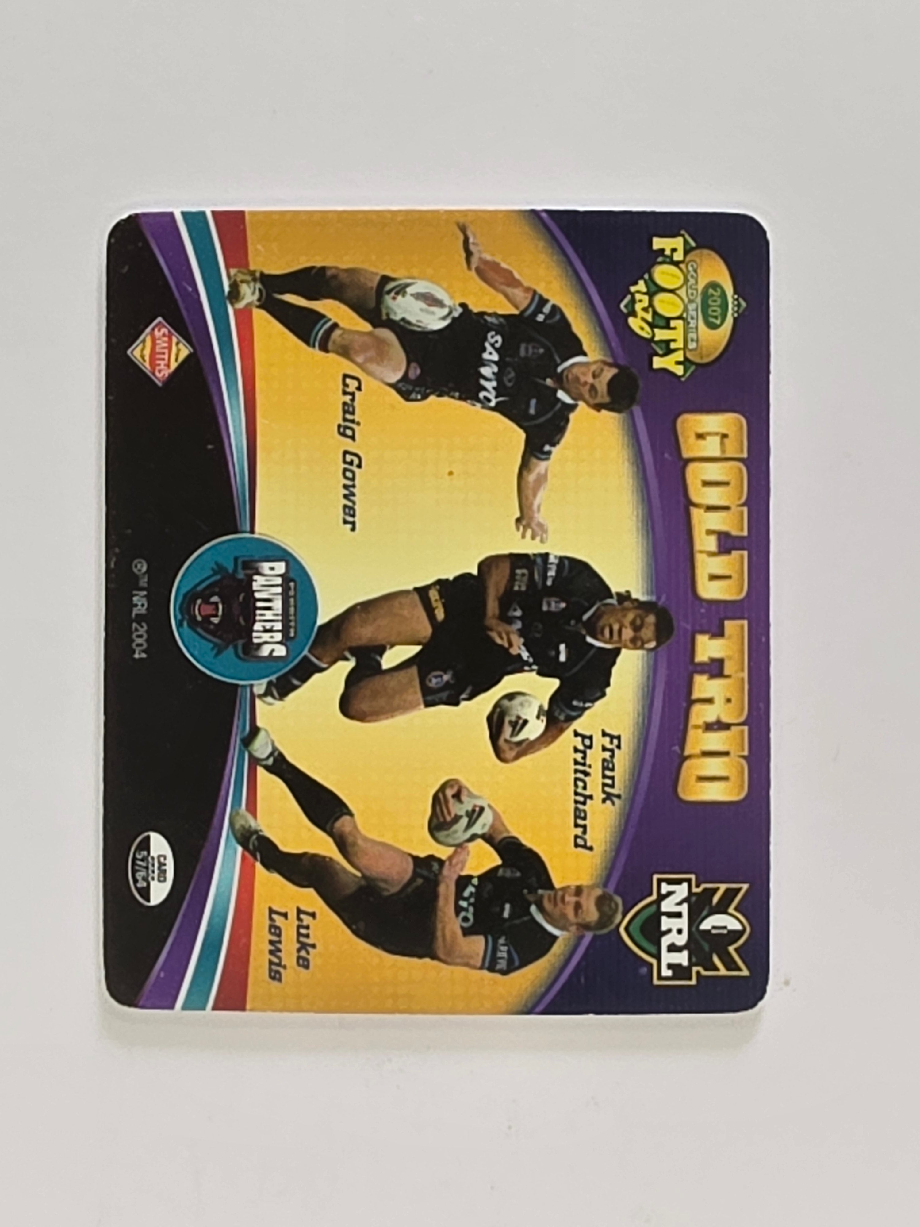 NRL 2007 Footy Tazos Gold Series | #057 Penrith Panthers Trio