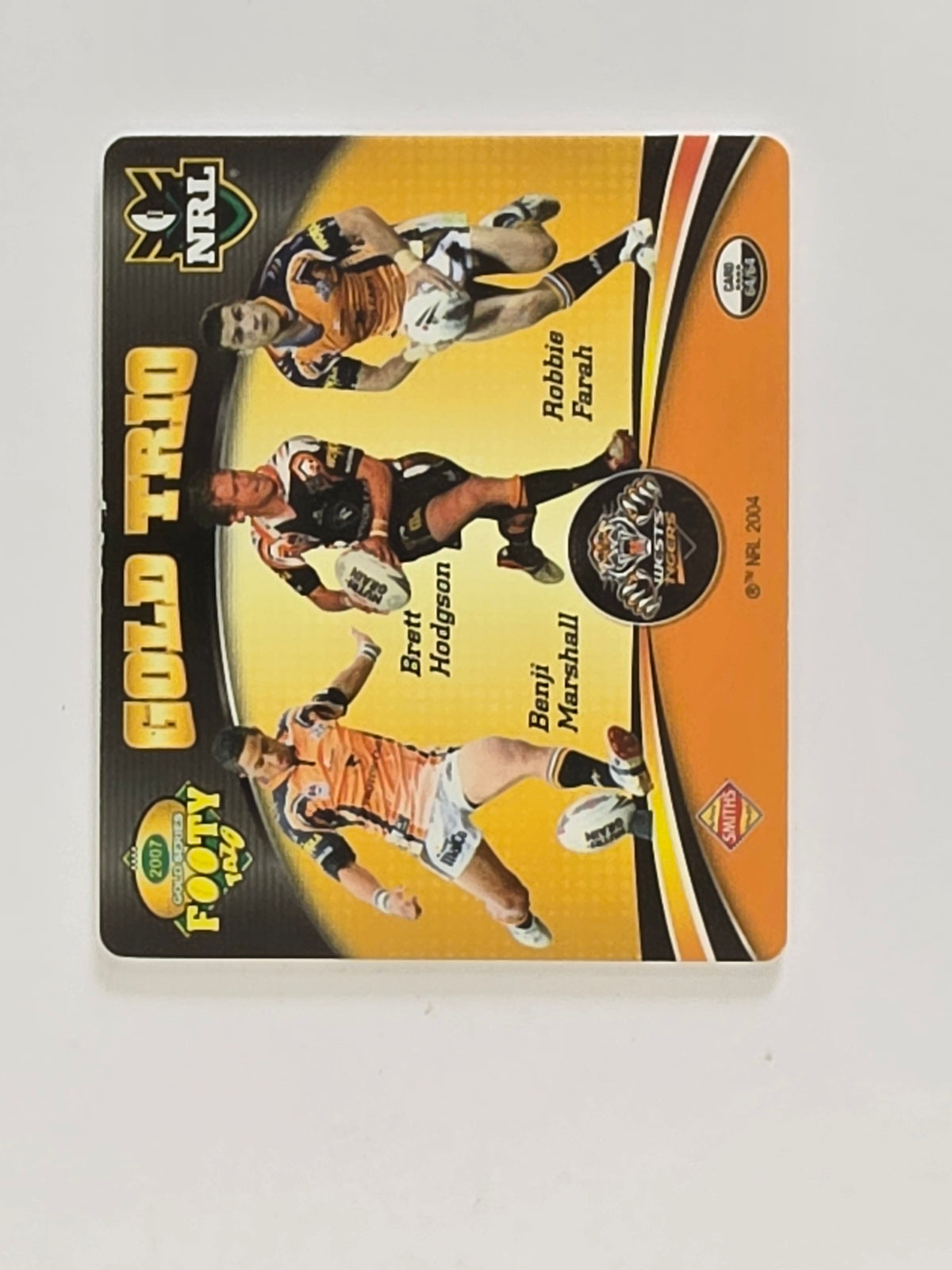 NRL 2007 Footy Tazos Gold Series | #064 Wests Tigers Trio