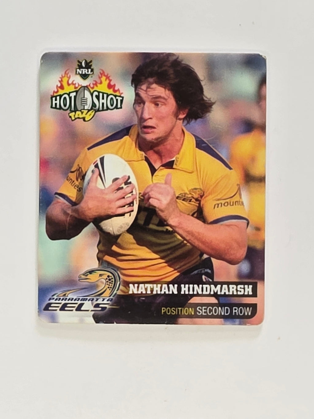 NRL 2006 Hot Shot Classic Tazos | #007 Nathan Hindmarsh | Parramatta Eels