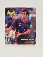 NRL 2006 Hot Shot Classic Tazos | #012 Andrew Johns | Newcastle Knights