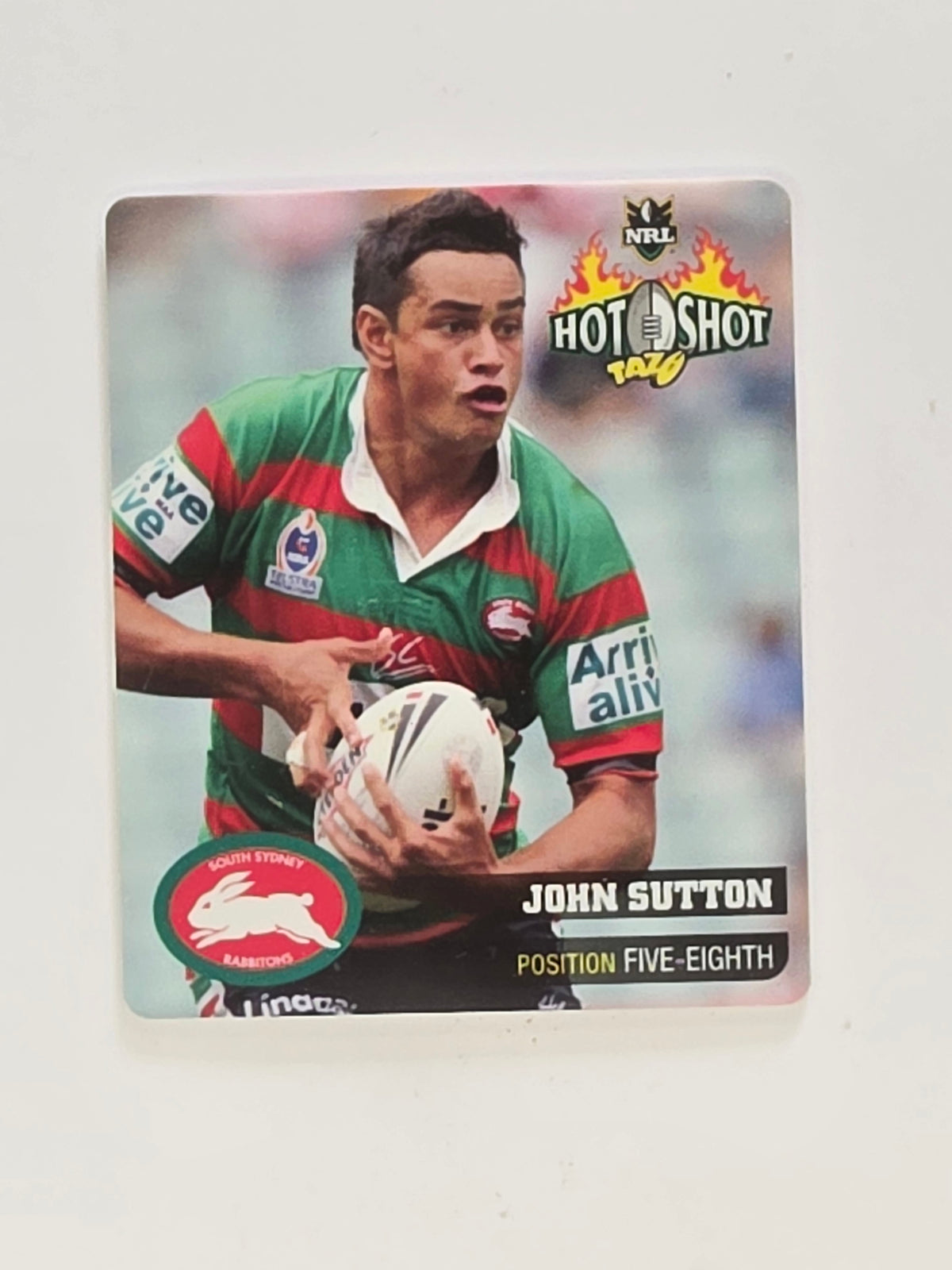 NRL 2006 Hot Shot Classic Tazos | #016 John Sutton | South Sydney Rabbitohs