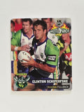 NRL 2006 Hot Shot Classic Tazos | #017 Clinton Schifcofske | Canberra Raiders