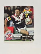 NRL 2006 Hot Shot Classic Tazos | #019 Anthony Minichiello | Sydney Roosters