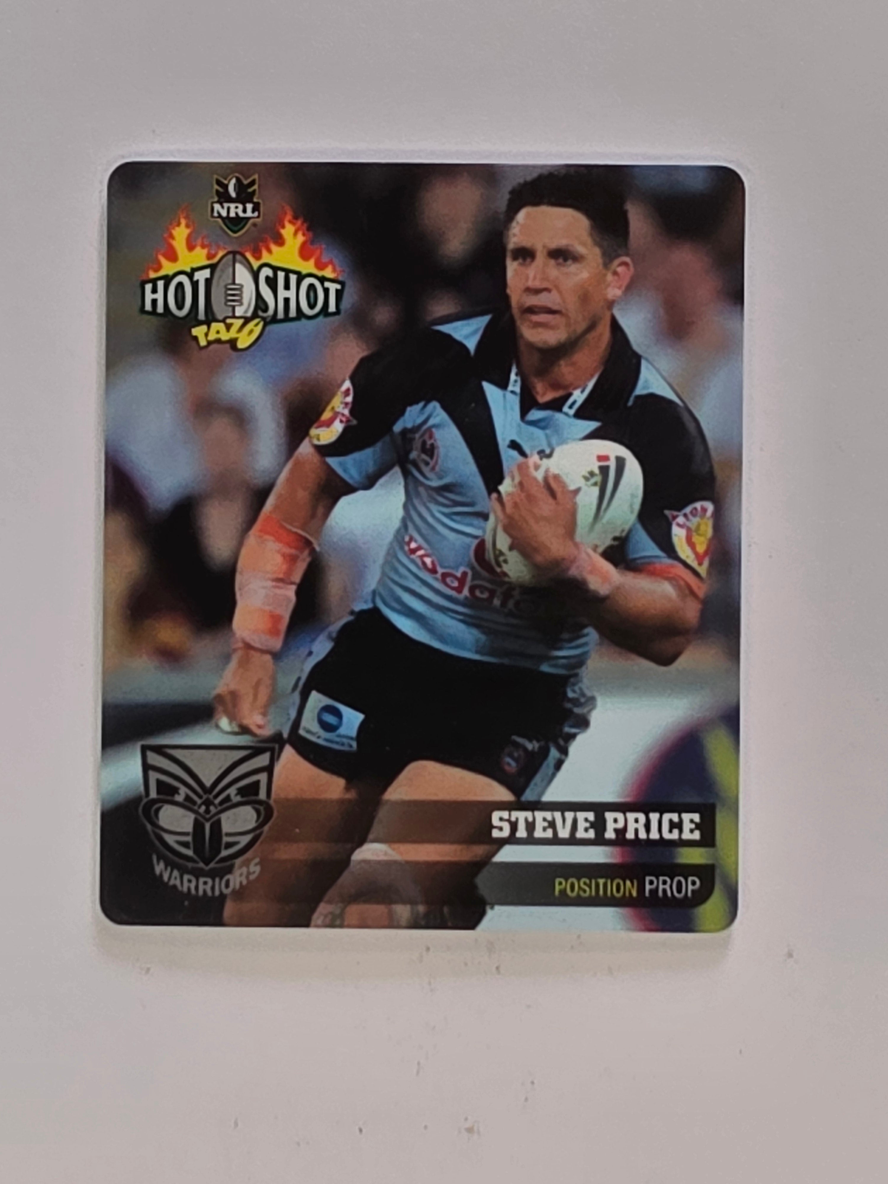 NRL 2006 Hot Shot Classic Tazos | #029 Steve Price | New Zealand Warriors