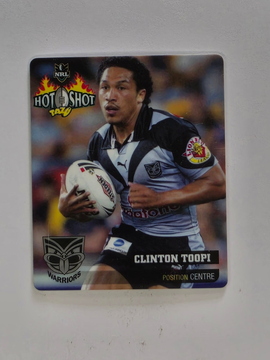 NRL 2006 Hot Shot Classic Tazos | #030 Clinton Toopi | New Zealand Warriors